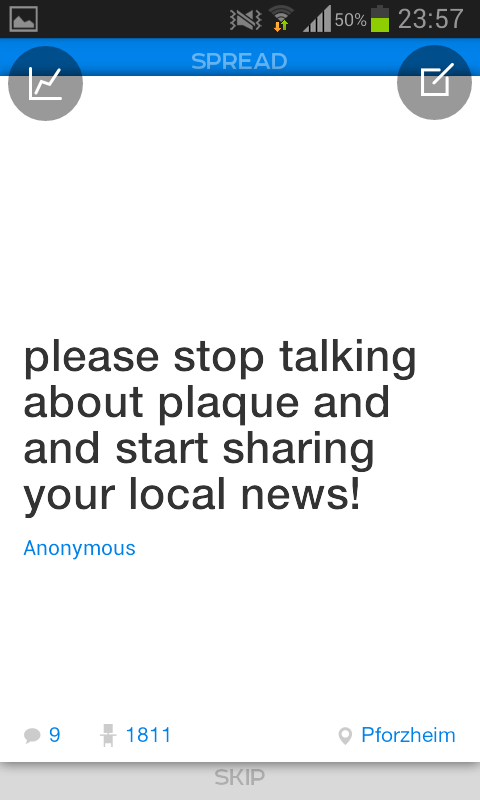 Plague: Lokale Informationen (Screenshot: Dezember 2014)