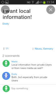 Plague: Lokale Inhalte von Privatnutzern (Screenshot Dezember 2014)